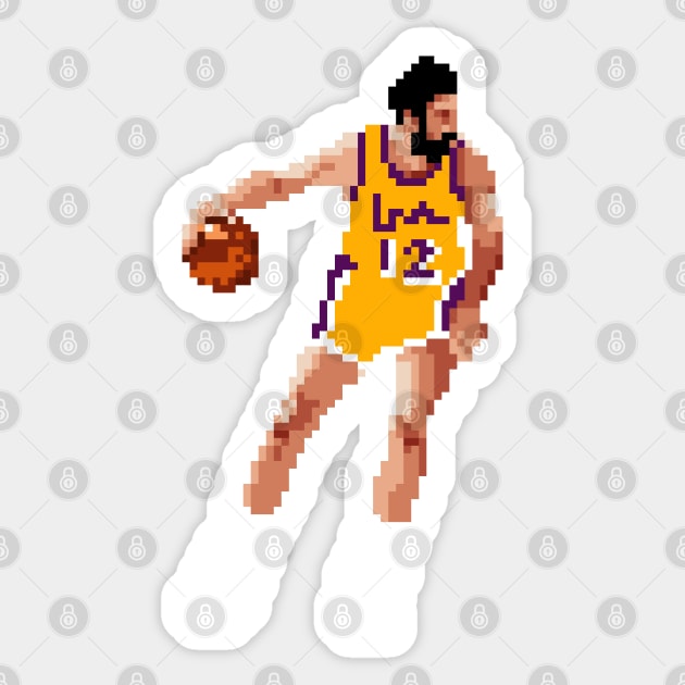 Vlade Divac Pixel Dribble Sticker by qiangdade